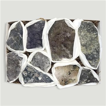 Caja Flor de Amatista. 1,4 a 1,8kgs