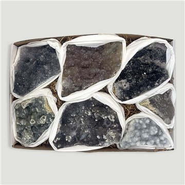 Caja Flor de Amatista. 1,4 a 1,8kgs