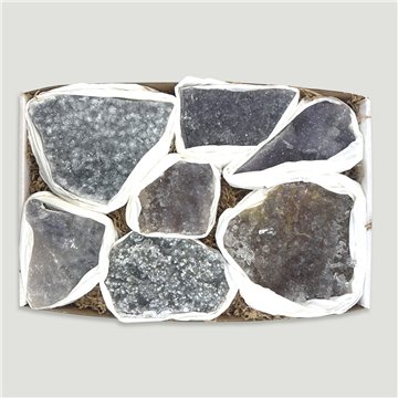 Caja Flor de Amatista. 1,4 a 1,8kgs