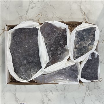 Caja Flor de Amatista. 1,4 a 1,8kgs