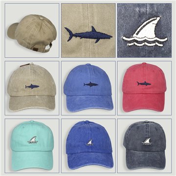 Gorra. 05. Algodón 100%. Tiburón. Surtidos