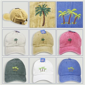 Cap. 19. 100% cotton. Palm trees