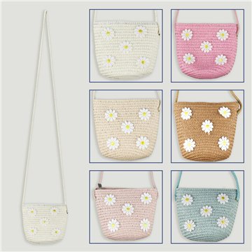 Bolso infantil. 08. Modelo margaritas. Colores surtidos