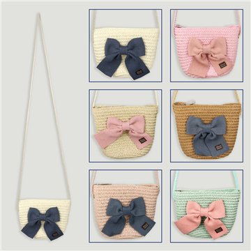 Bolsa infantil. 10. Modelo laço. Cores surtidas