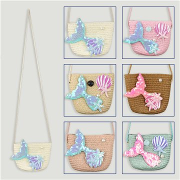 Bolso infantil. 13. Modelo cola sirena. Colores surtidos