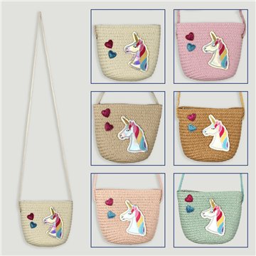 Bolsa infantil. 26. Modelo coelho e borboleta. Cores surtidas