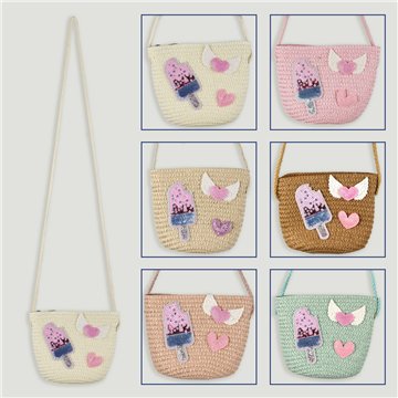 Bolso infantil. 29. Modelo helado y arco iris. Colores surtidos