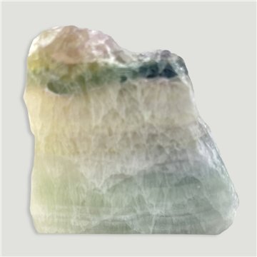 Fluorita Multicolor. 9x9x2,5cm aprox. 0,382kgs