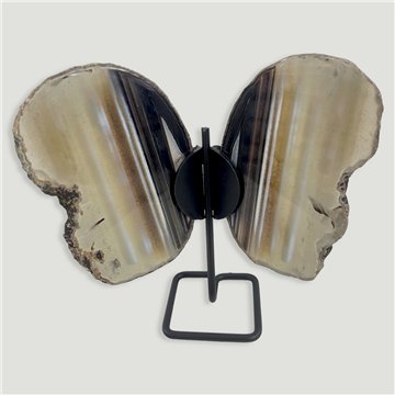 Mariposa Ágata. 16x16cm aprox. 0,362kgs