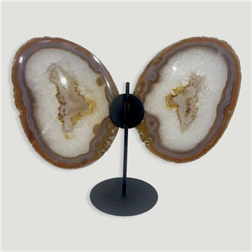 Mariposa Ágata. 27x33cm aprox. 1,502kgs