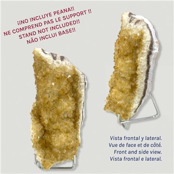 Citrino Drusa Calidad AA. 19x19x5cm aprox. 1,188kgs