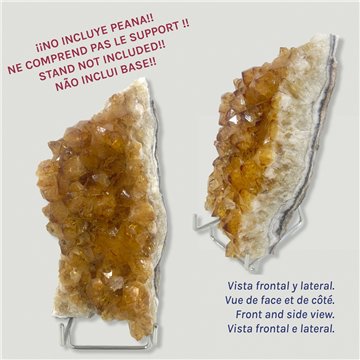 Citrino Drusa Calidad AA. 9x8x4cm aprox. 1,2kgs