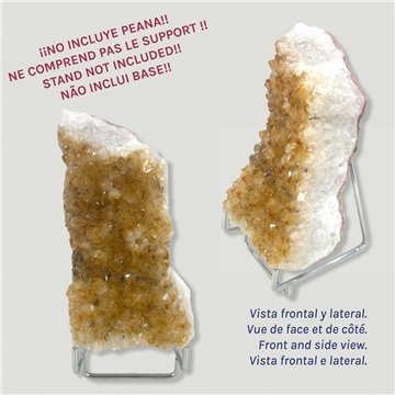 Citrino Drusa Calidad AA. 13x7x4cm aprox. 0,728kgs