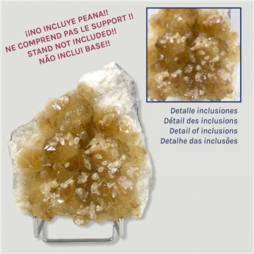 AA Quality Citrine Cluster. 10x10x4cm approx. 1,016kgs