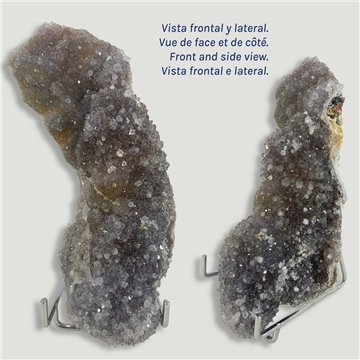 Flor Amatista. 20x7x5cm aprox. 0,7kgs