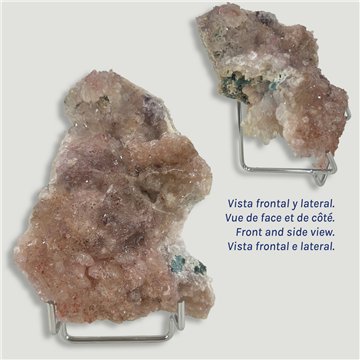 Flor Amatista. 14x10x5cm aprox. 0,632kgs