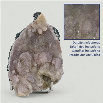 Flor Amatista. 13,5x6x2cm aprox. 0,28kgs