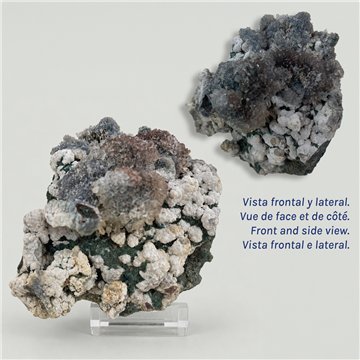 Flor Amatista. 8x7x3cm aprox. 0,334kgs