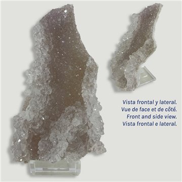 Flor Amatista. 13x7,5x2cm aprox. 0,206kgs