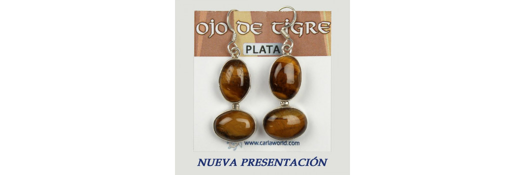 ArgentBoucles d'oreilles minérales cabochon