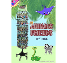 KEYRING ANIMALS FRIENDS