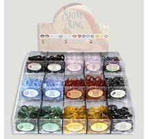STONE RING. Agate or Hematite Rings