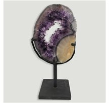 Minerales con peana metal